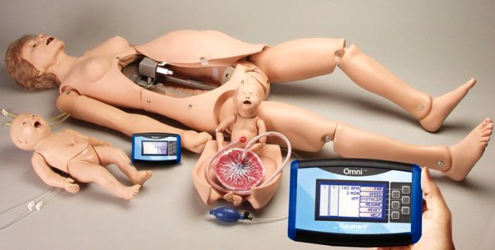 Noelle Geburtssimulator mit PEDI Blue Säuglingssimulator, Bestellnummer R17800