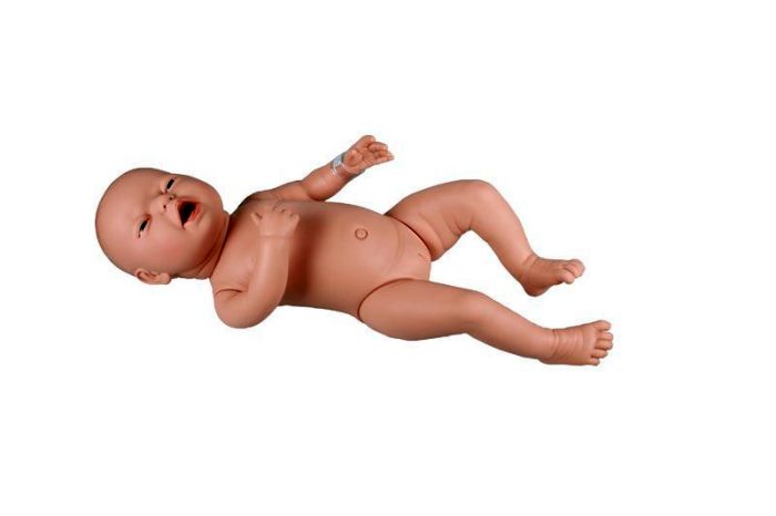 Neugeborenenpuppe für Wickelübungen, weiblich, Bestellnummer BA73, Erler-Zimmer