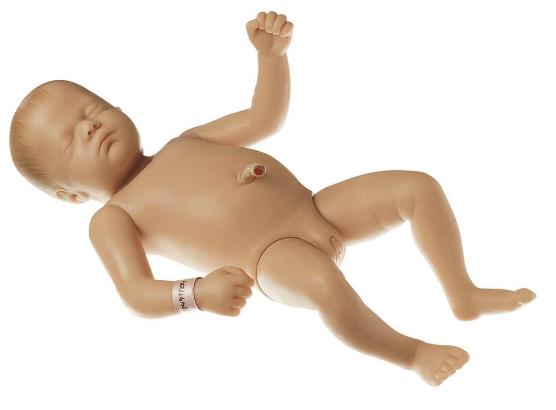 Neugeborenenbaby, weiblich, Bestellnummer MS 57, SOMSO-Modelle