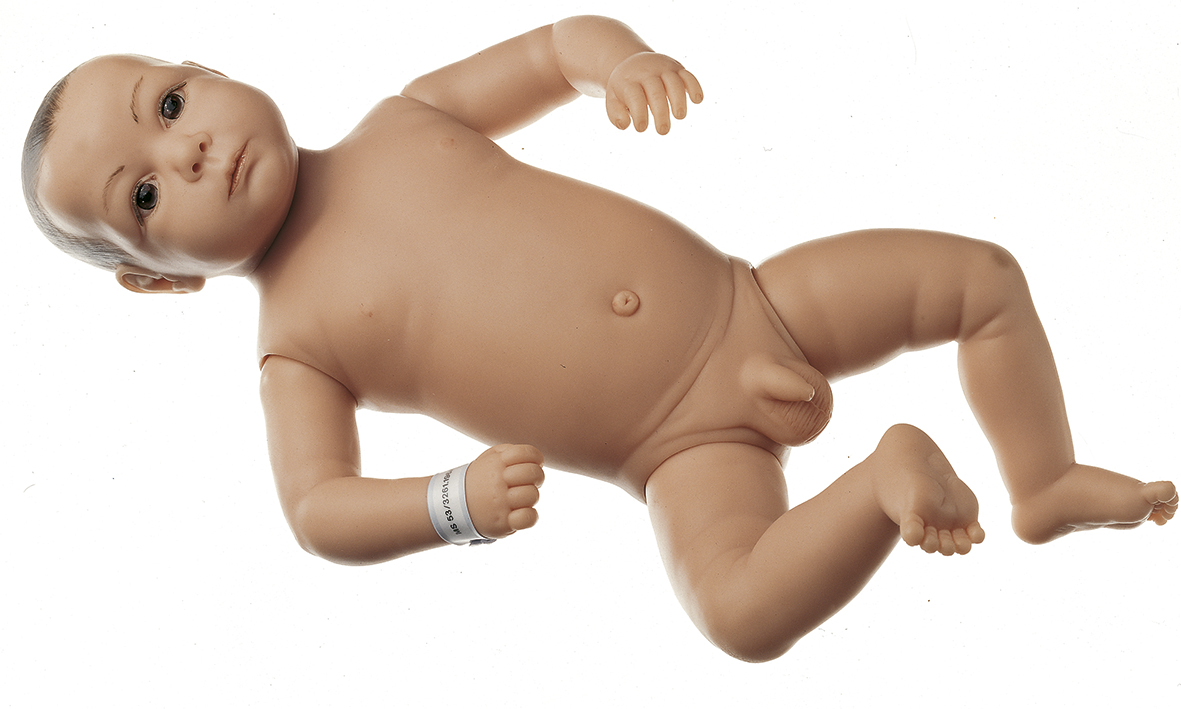Säuglingspflegebaby, männlich, Bestellnummer MS 53, SOMSO-Modelle