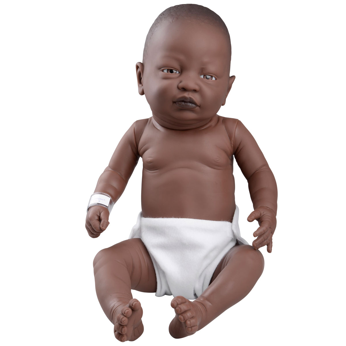Afrikanisches Pflegebaby, weiblich, Bestellnummer 1005093, W17005, 62109, The Doll Factory