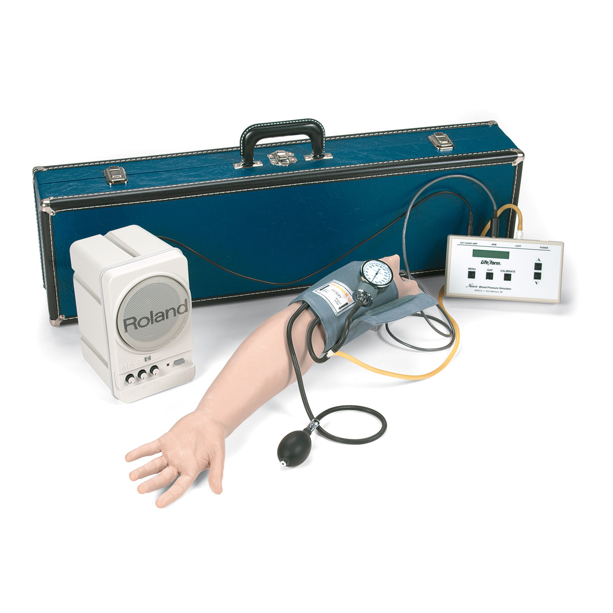 Blutdruck-Arm mit Lautsprechern, 115 Volt, Bestellnummer 1005622, W44089, LF01129U, Nasco Life/form
